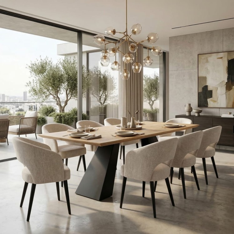 Kensington - Dining Chair with Wooden Legs