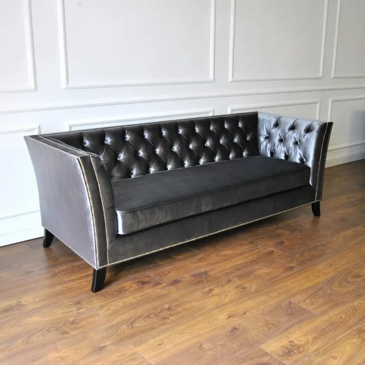 Club Soho- British Handmade Sofa Chesterfield Style or Set with Pouf and Armchairs by MEK design (9).webp