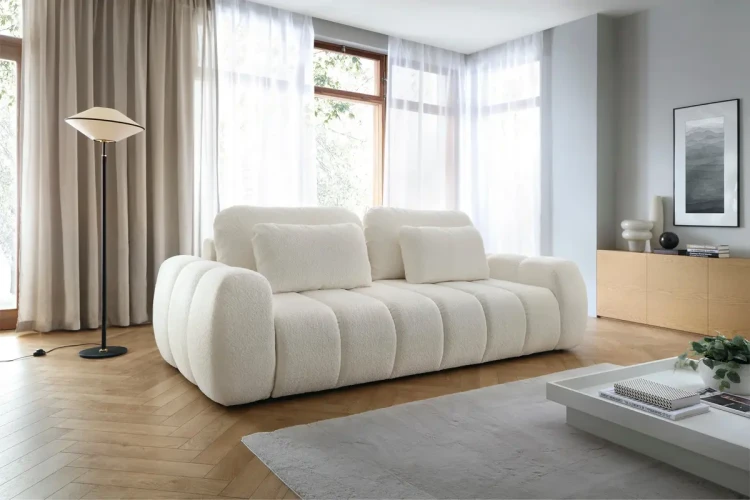 Donut Sofa Bed with Container Upholstered Designer