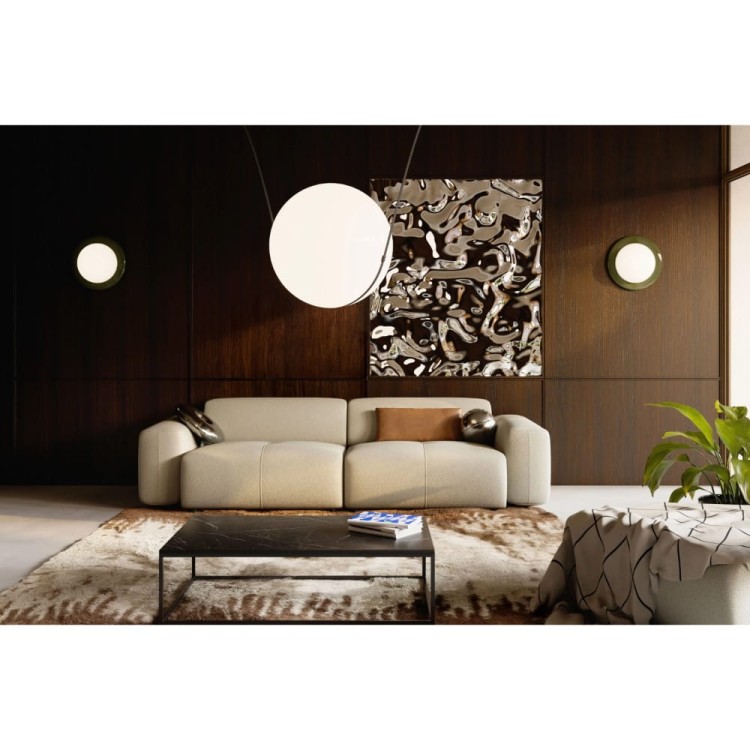 CALM- 2-seater Sofa Glamour Upholstered and Stylish by MEK Design