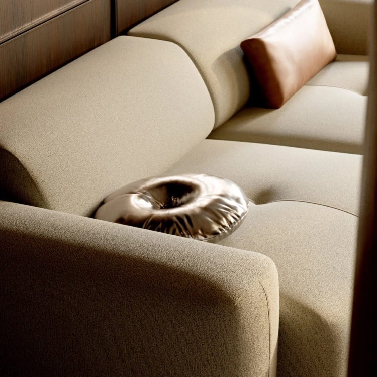 CALM- 2-seater Sofa Glamour Upholstered and Stylish by MEK Design