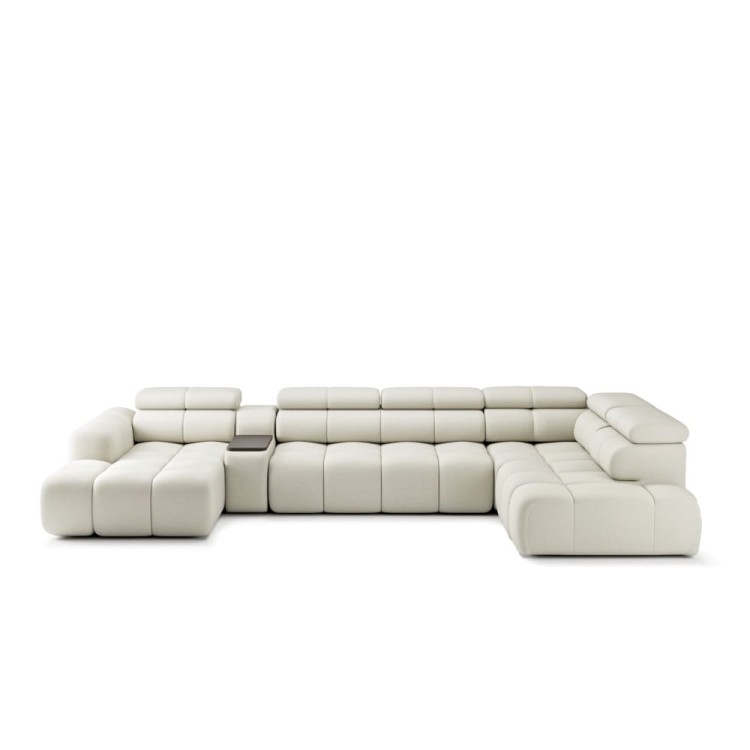 Bloom Luxury 5 Seater Corner Sofa with electric seat extension Upholstered