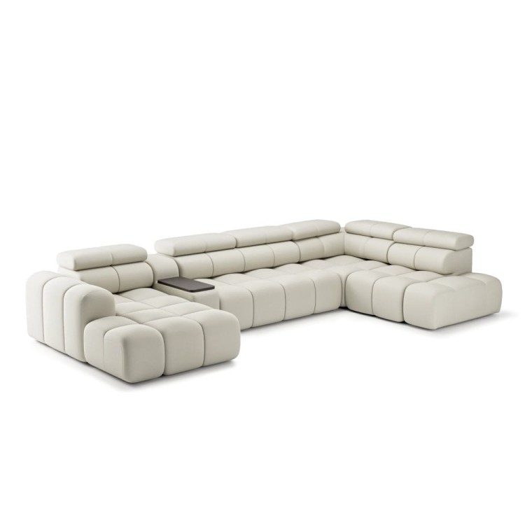 Bloom Luxury 5 Seater Corner Sofa with electric seat extension Upholstered