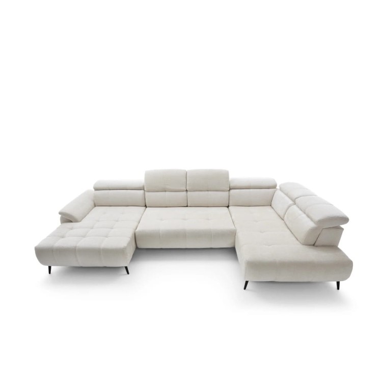 Verona III Corner Sofa – Grand Luxury with Electric Headrest &amp; Deep Seat Extension