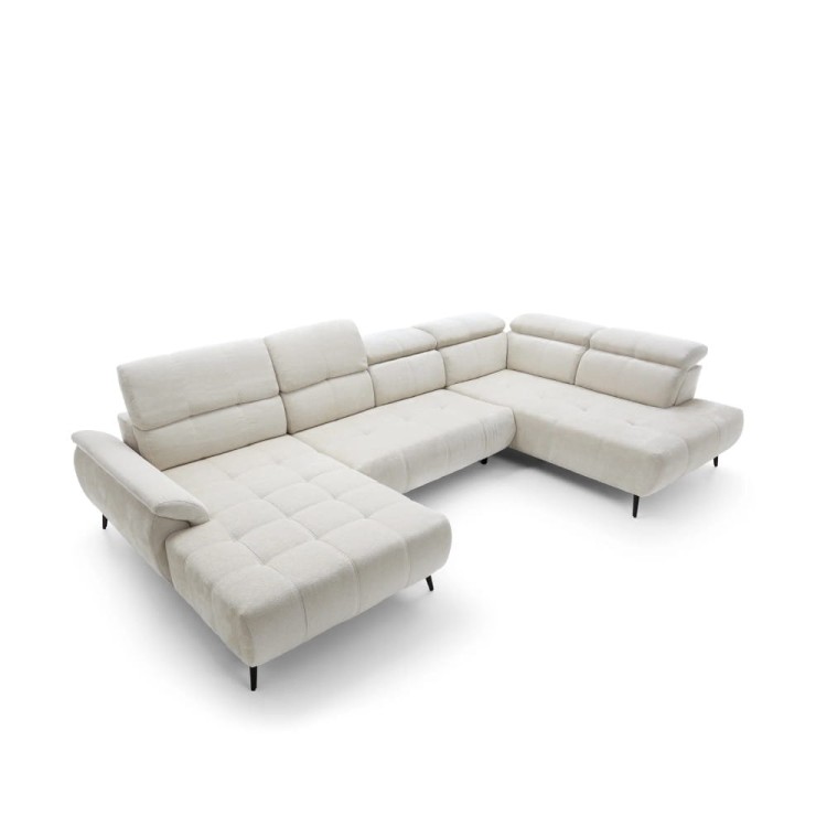 Verona III Corner Sofa – Grand Luxury with Electric Headrest &amp; Deep Seat Extension