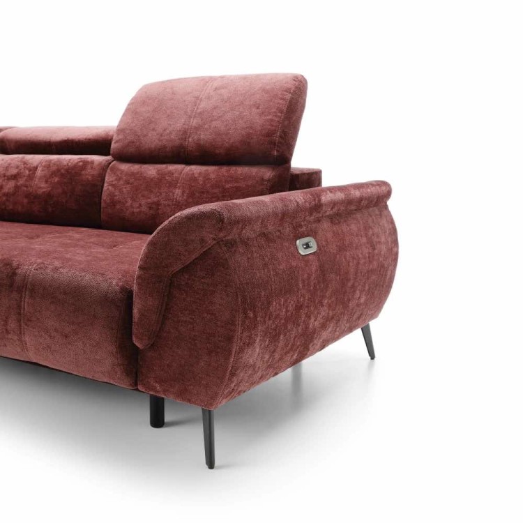 Verona II – Corner Sofa with Electric Headrest