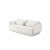 Yves medium and modern sofa, custom made textile