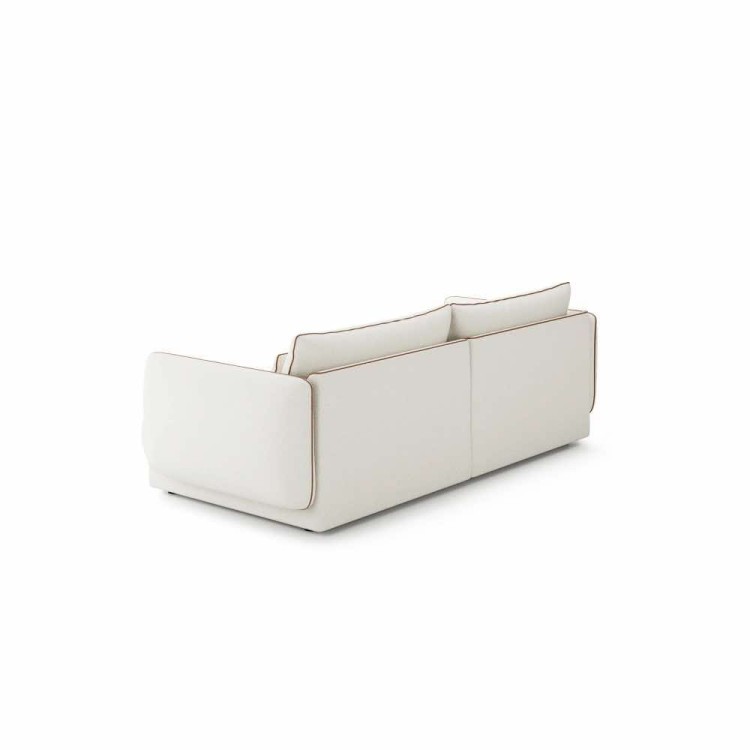 Yves medium and modern sofa, custom made textile