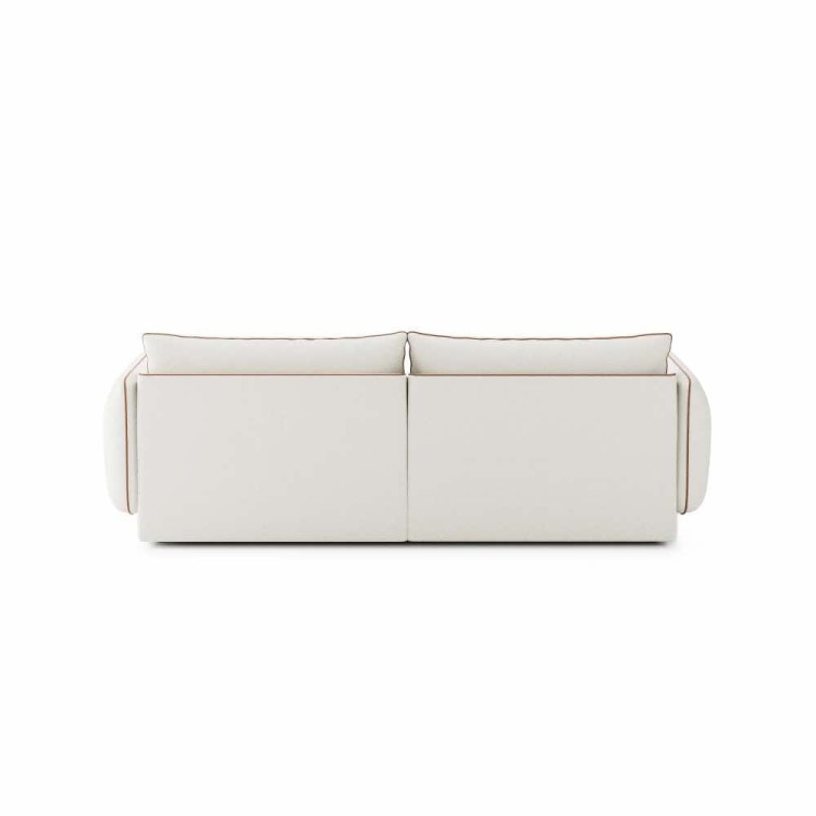 Yves medium and modern sofa, custom made textile