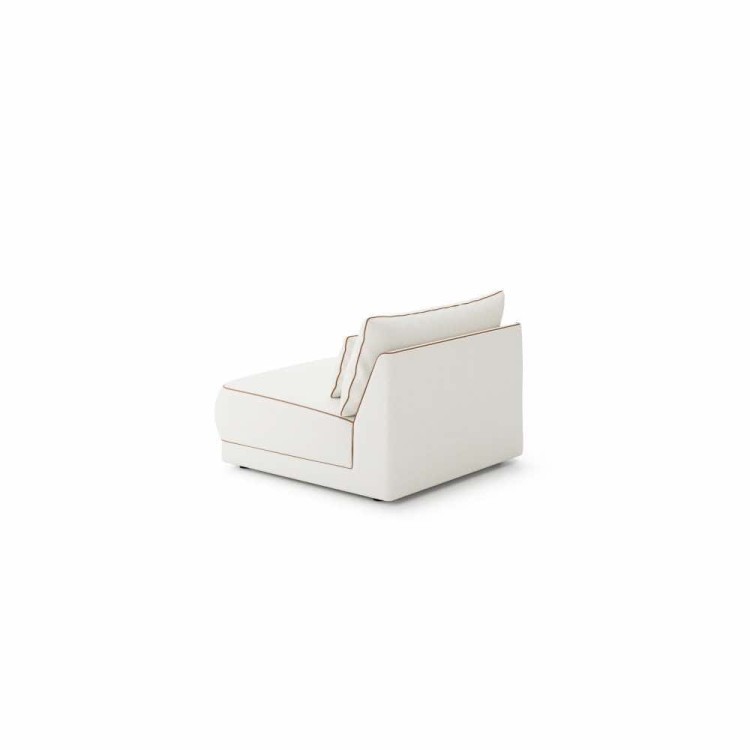 Yves Armchair Modern optional Armrest and Textile to choose