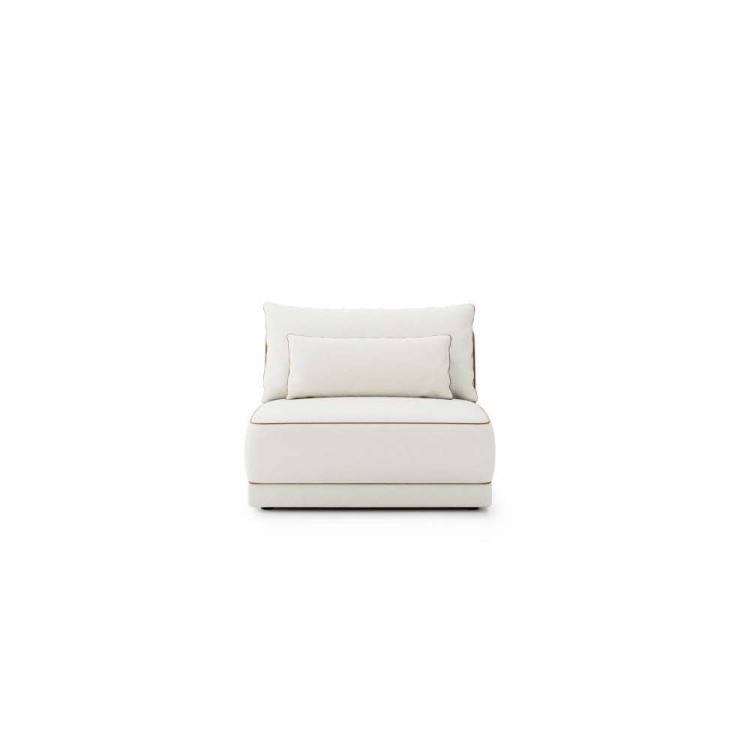Yves Armchair Modern optional Armrest and Textile to choose
