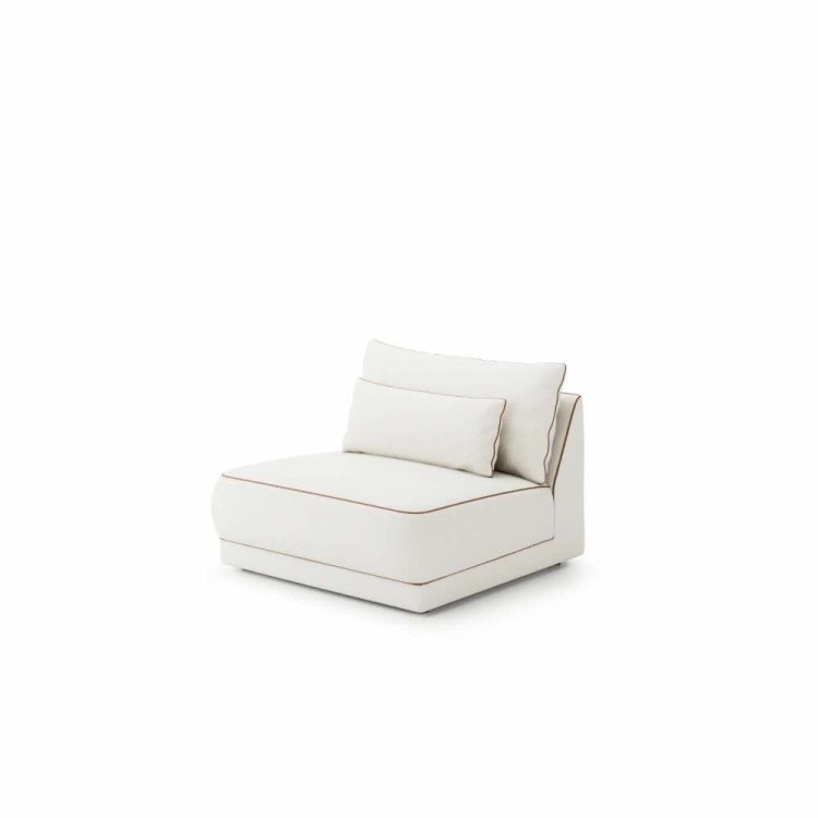 Yves Armchair Modern optional Armrest and Textile to choose