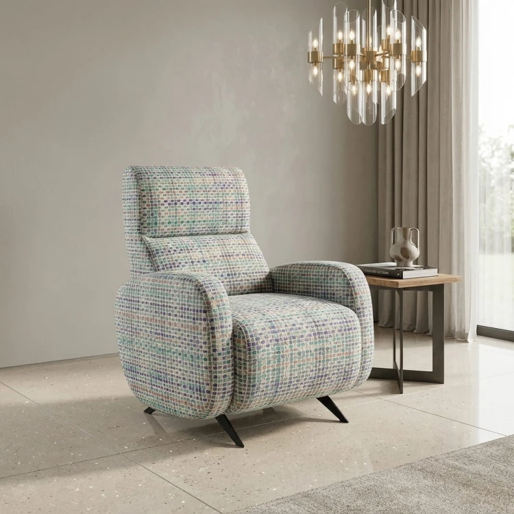 Alpen Recliner Armchair with Harlequin Fabric.jpg