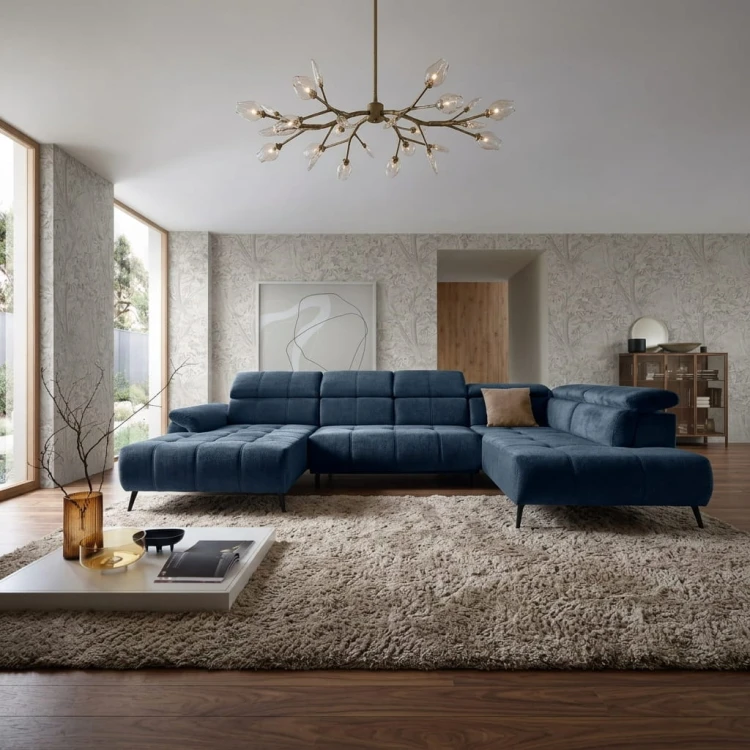 Verona III – Corner Sofa with Electric Headrest
