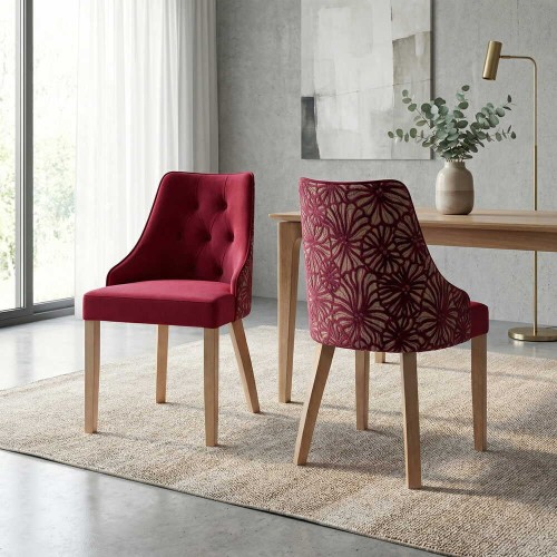 La Ligue Magenta x Sunhide faux letaher with Claro dining chair.jpg