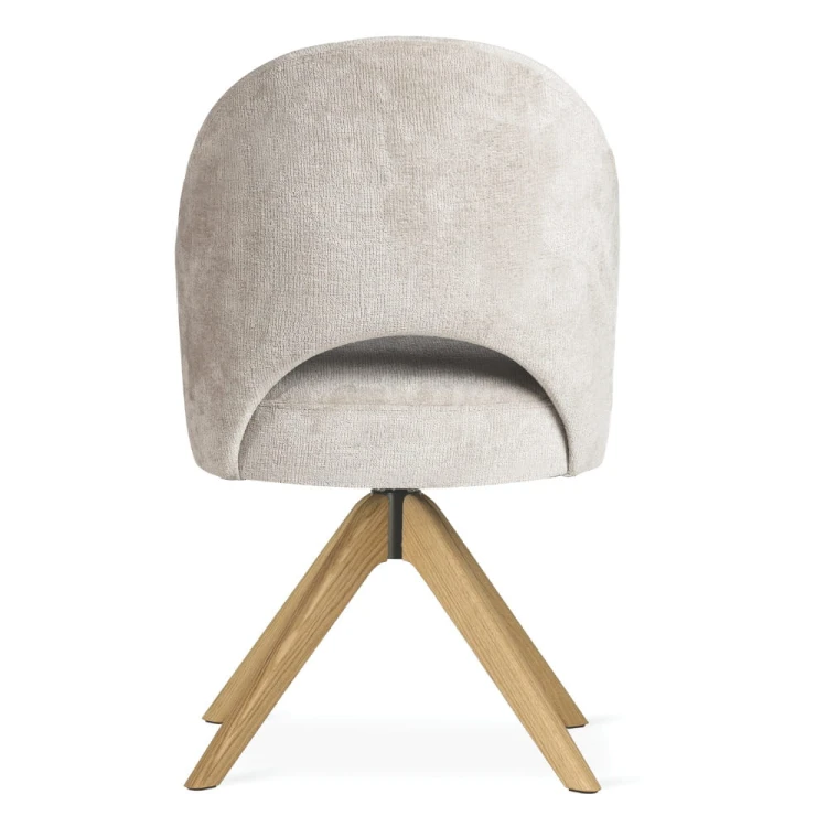The Goda Supreme Wood swivel chair combines modern design with comfort.