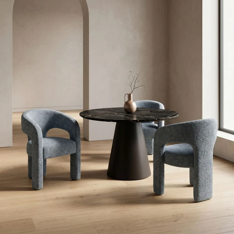 Tao Dining Table by MEK Design with Macao chairs and black base.jpg