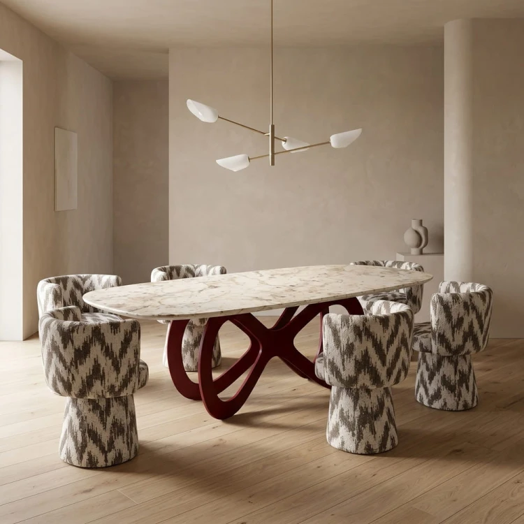 Infinito Dining Table by MEK Design  RAL COLOUR 3011.jpg