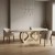 Infinito Dining Table BASE RAL 1036 PEARL GOLD(2).jpg