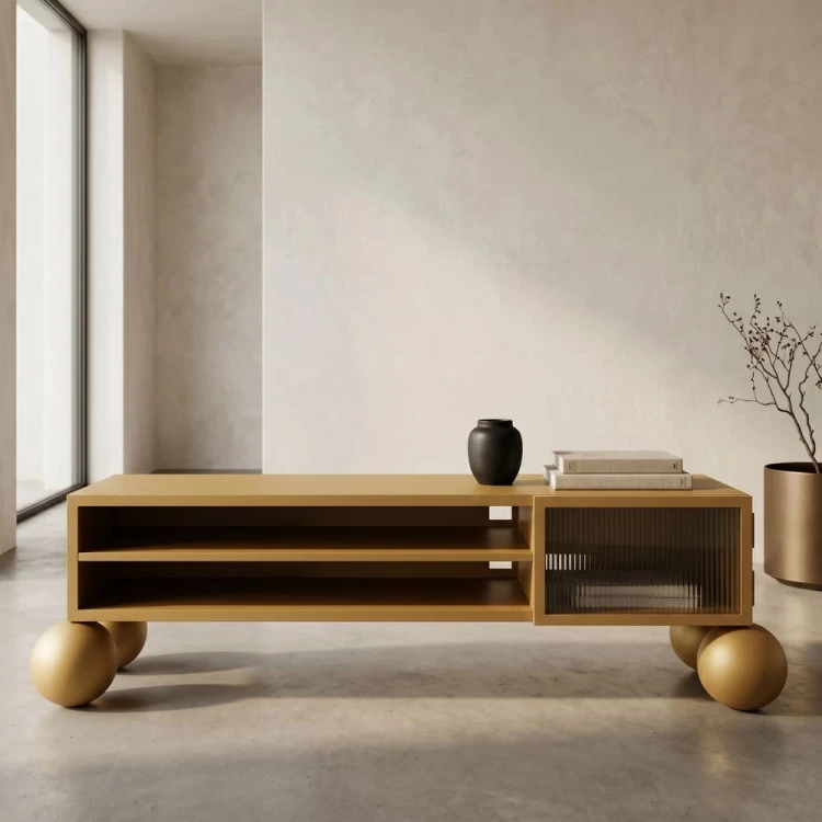 TV Unit Sculpt by MEK Design with RAL 1036 Pearl Gold.jpg