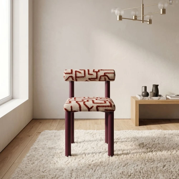 Hippo with Dedar fabric and burgundy legs.jpg