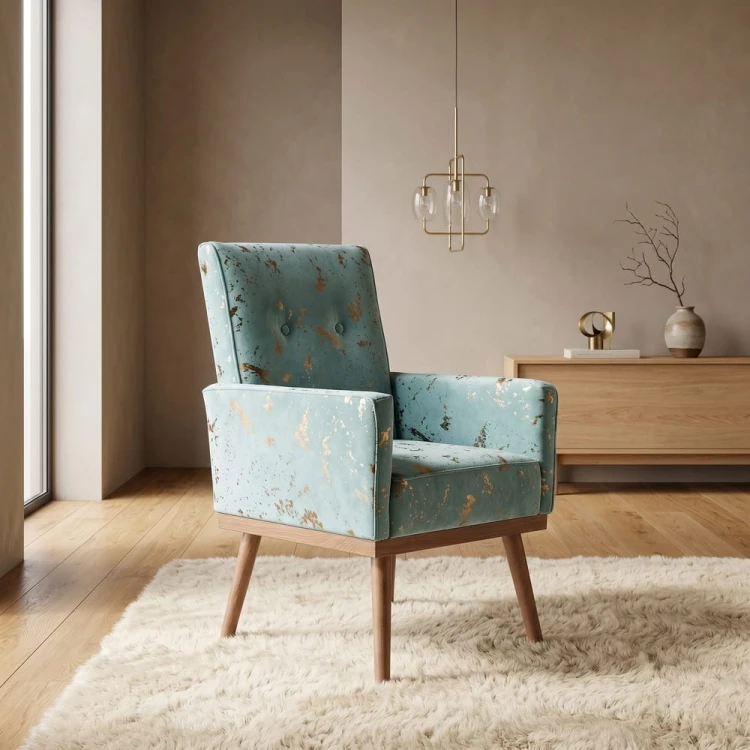 Wellington Chair with Armrest with Danae fabric.jpg