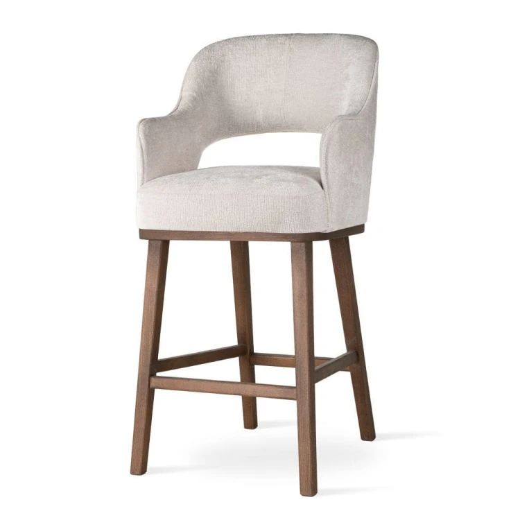 Arbury – Bar Stool with Wooden Base