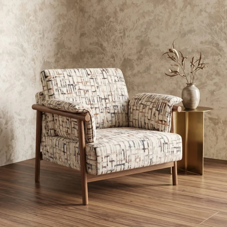 Hokkaido Armchair with Quadrata fabric.jpg