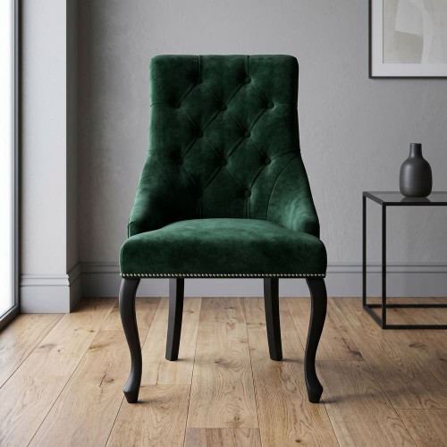 Sissi chair with cabriole legs and moheir velvet.jpg