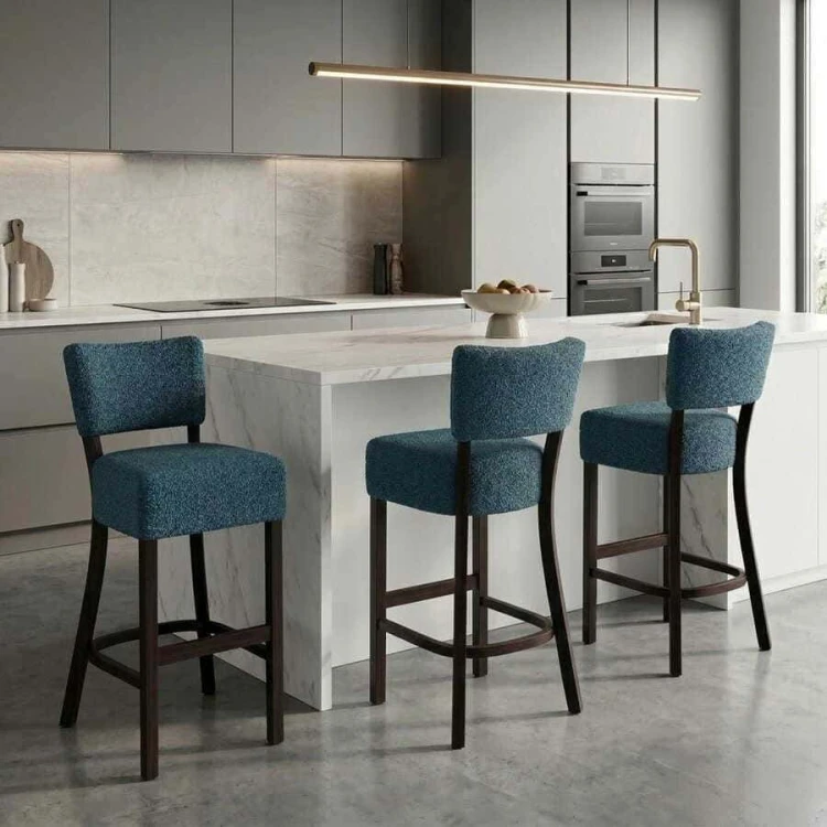 Oscar- Upholstered Bar Stool, Solid Wood Legs(1).jpg