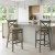 Windsor – Wooden Bar Stool with Upholstered Seat