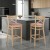 Windsor – Wooden Bar Stool with Upholstered Seat