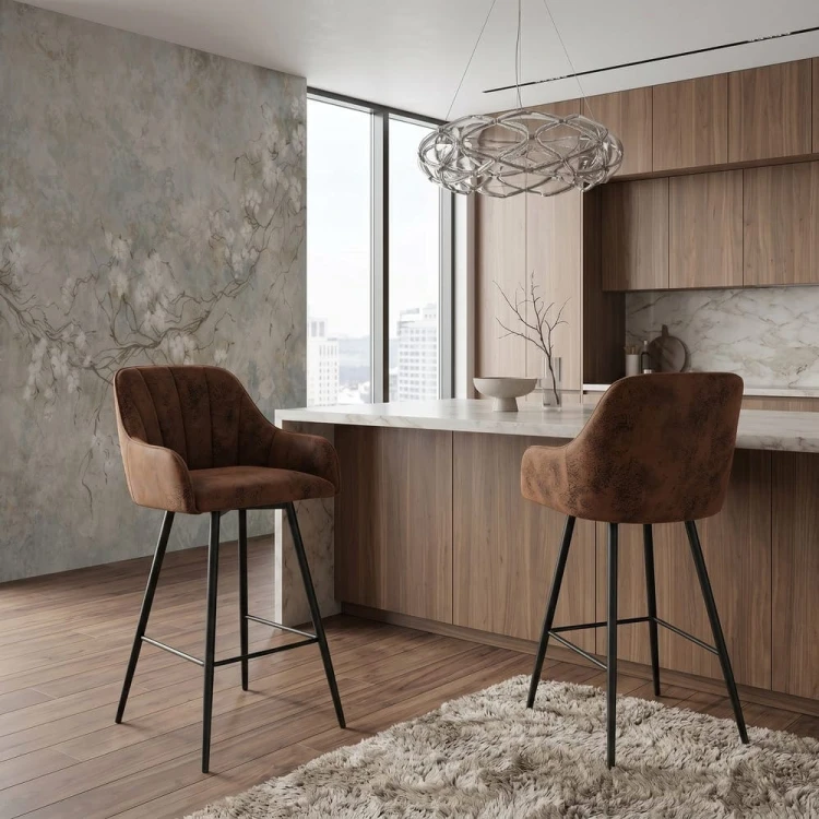 Colin Bar stool in Madagaskar eco leather(.jpg