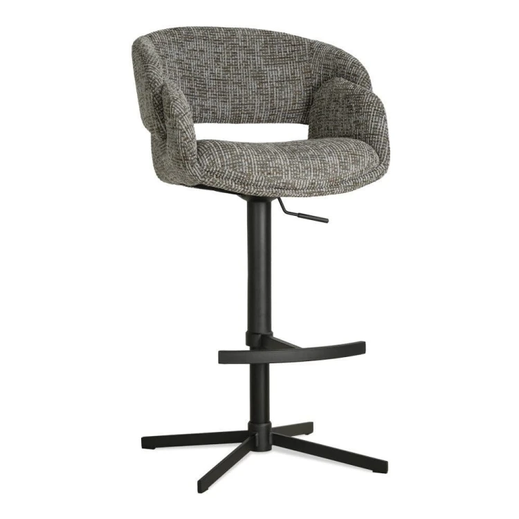 Calderon Swivel Bar Stool on Castors