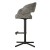 Calderon Swivel Bar Stool on Castors