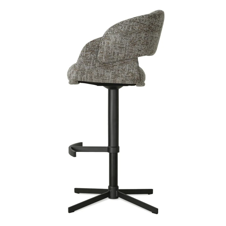 Calderon Swivel Bar Stool on Castors
