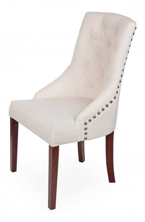 Sissi 3- Dining Chair, Custom Made with Knocker and Tacks2