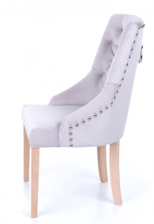 Sissi 3- Dining Chair, Custom Made with Knocker and Tacks5