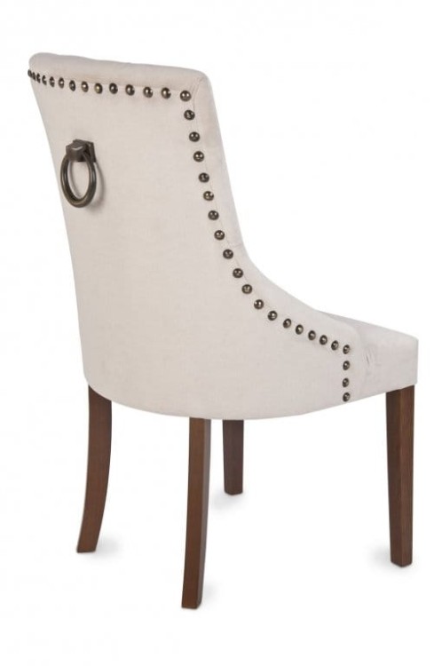 Sissi 3- Dining Chair, Custom Made with Knocker and Tacks1