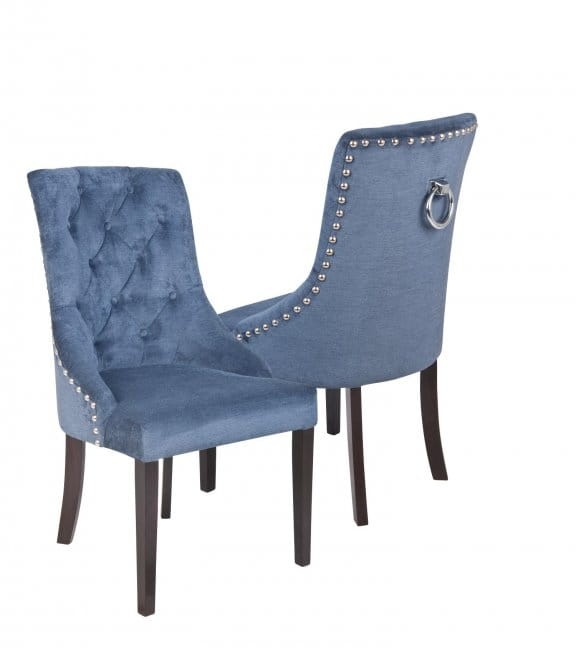 Sissi 3- Dining Chair, Custom Made with Knocker and Tacks14