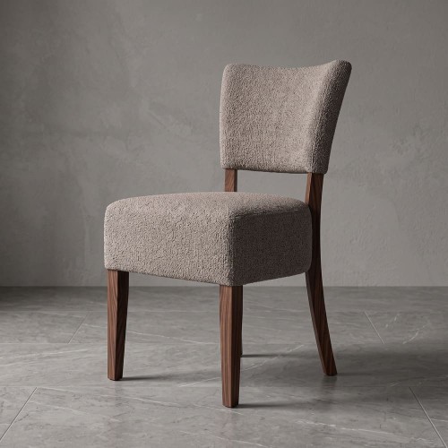 Oscar Dining Chair in boucle with walnut base 3.jpg