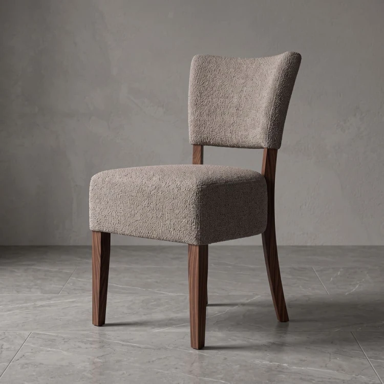 Oscar Dining Chair in boucle with walnut base 3.jpg