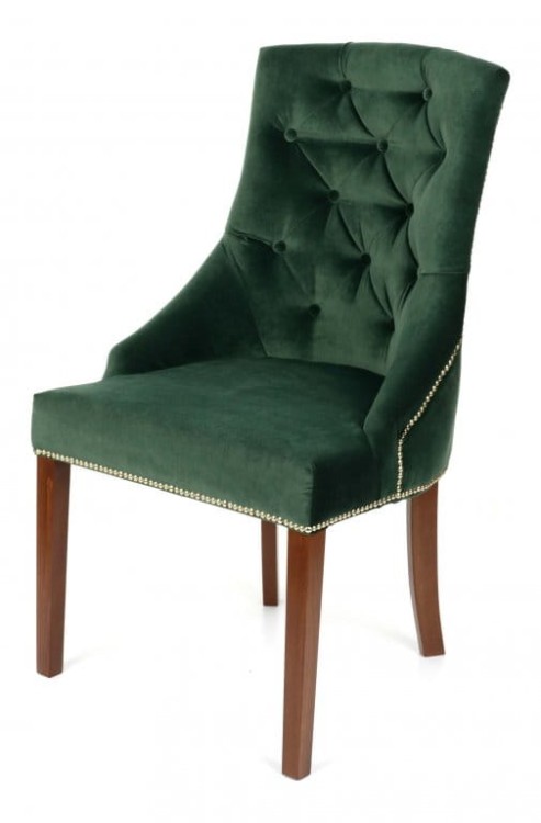 Sissi 3- Dining Chair, Custom Made with Knocker and Tacks28