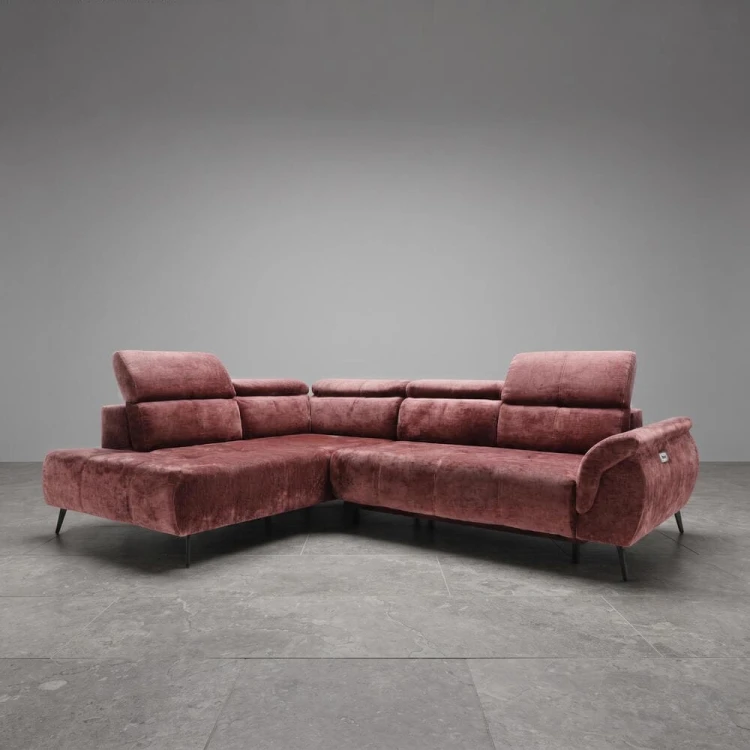 Verona II – Corner Sofa with Electric Headrest
