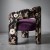 Camden Loop Bench in Euphoria Velvet and Tatiana Velvet side.jpg