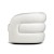 Duffy - swivel armchair for the living room in white fabric3