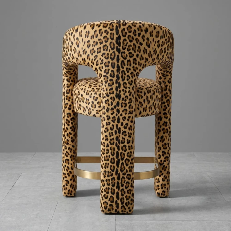 Camden Loop Counter Stool Leopard back.jpg