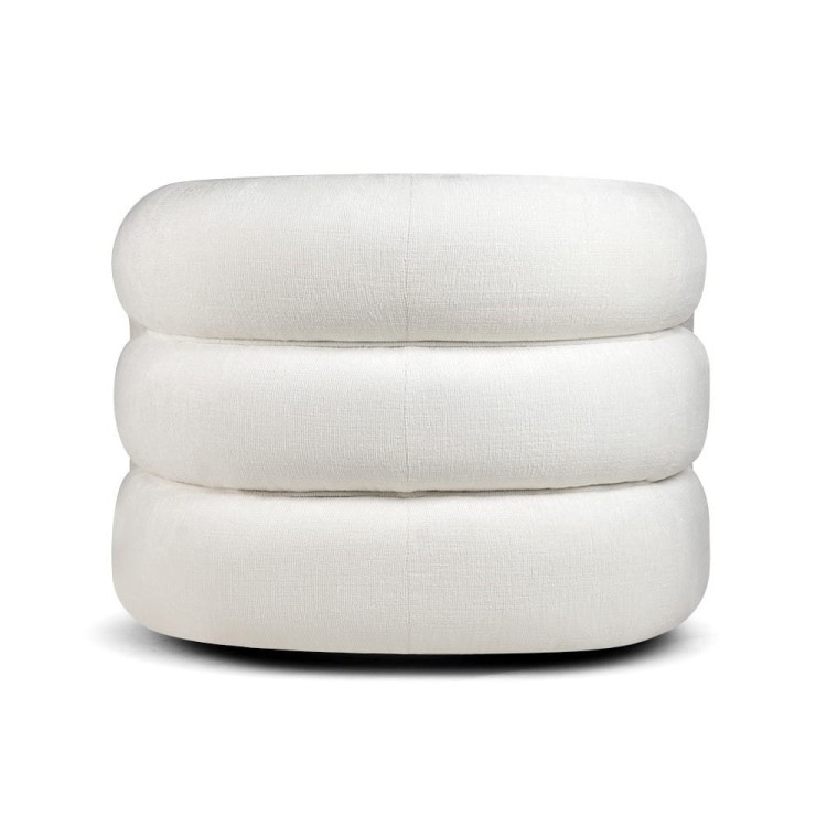 Beaumont Luxury Upholstered Swivel Lounge Chair