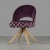 Primrose Swivel Dining Chair in Silk Velvet PR5 and Scarabeo Pr 6.jpg
