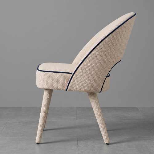 Primrose Dining Chair in Denverwith navy piping.jpg